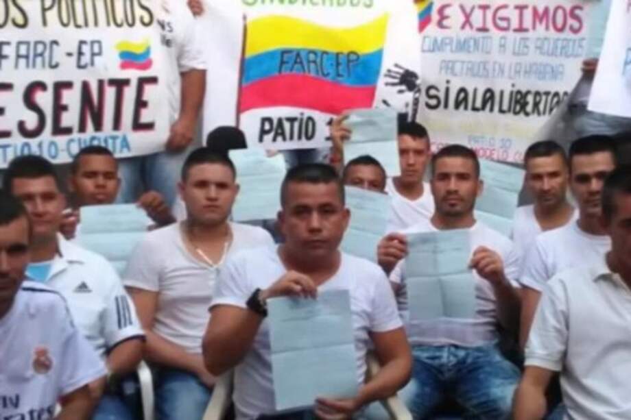 Foto de prisioneros de las Farc. /Archivo Particular