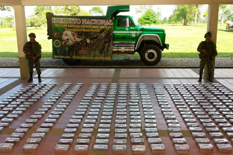 Farc instalan cargas explosivas a cargamento de droga abandonado en Putumayo