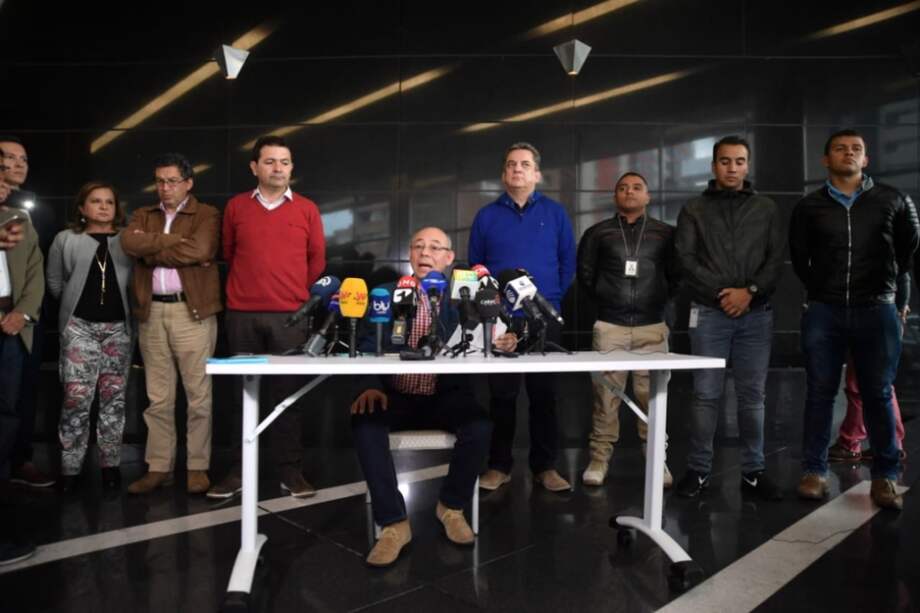 La cabeza de la Unidad de Investigación y Acusación de la JEP, Giovanny Álvarez. / Óscar Pérez - El Espectador