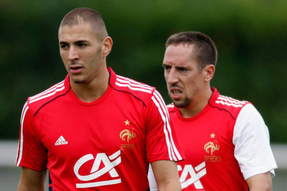 Benzema y Ribéry, Futbolistas franceses involucrados en un caso de prostitución / archivo