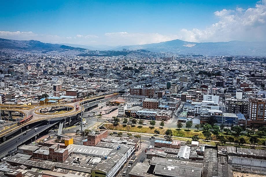 Vista aérea de Montevideo, una de las zonas de interés para llevar a cabo iniciativas inmobiliarias desde Transmilenio.