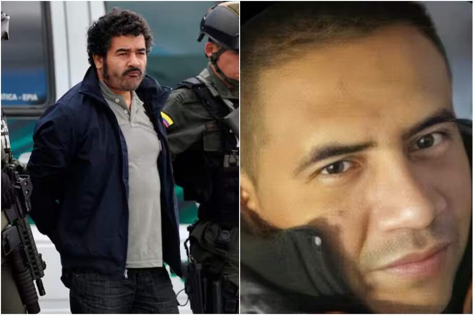 Diego Rastrojo, antiguo capo de Los Rastrojos y Pipe Tuluá, antiguo miembros de ese grupo criminal y ahora líder de La Inmaculada. (Izq. a der).