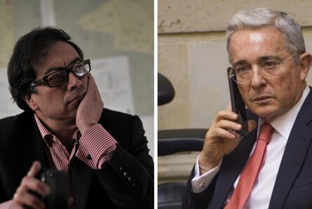 “Petro se reunía con Carlos Castaño”, acusa Uribe; “Yo no soy como usted”, responde Petro