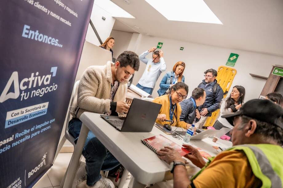 Feria de negocios en Bogotá.