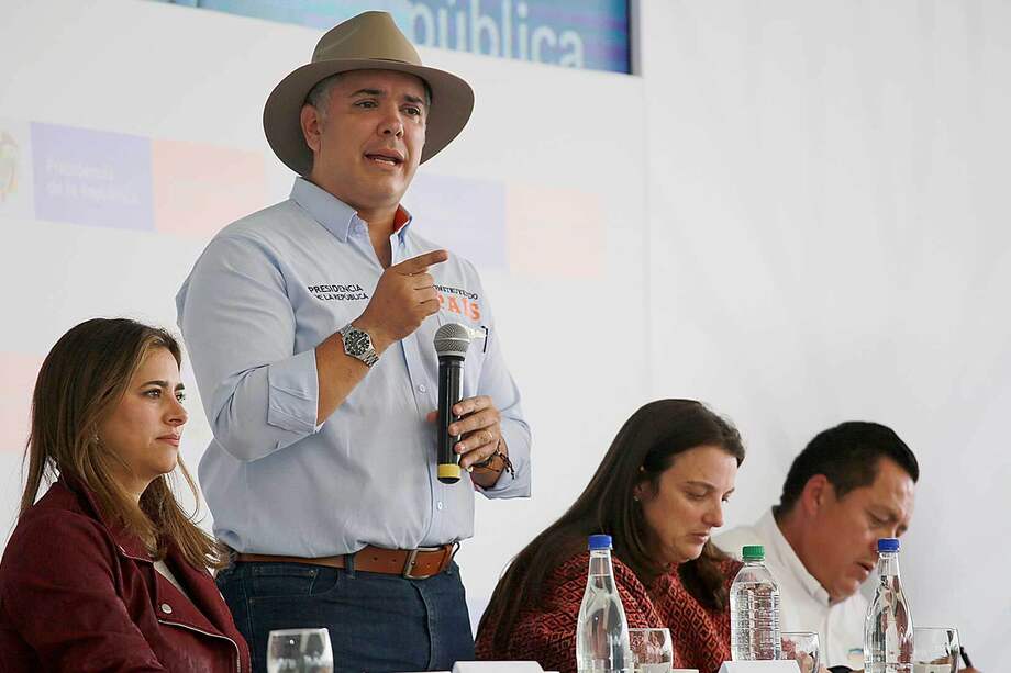 El presidente Duque asistió al taller número 23 de Construyendo País en Aquitania, Boyacá. / Presidencia de la República