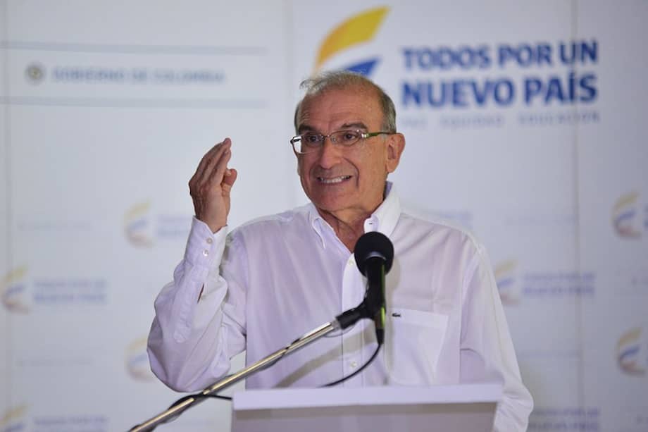 Humberto de la Calle, jefe negociador del Gobierno, rechazó las acciones de las Farc contra el medio ambiente. / Ómar Nieto