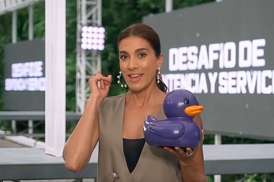 Andrea Serna, presentadora del 'Desafío Siglo XXI'.