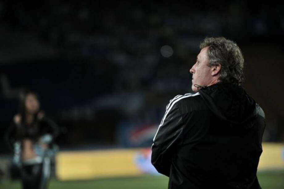 Es evidente la preocupación de Ricardo Lunari, DT de Millonarios. / Óscar Pérez