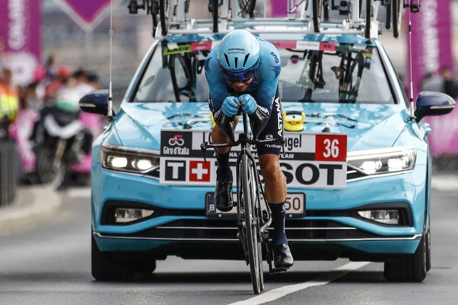 Miguel Ángel López, uno de los líderes del Astana para la Vuelta a España.