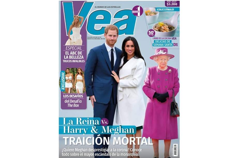Meghan Markle y Harry son los protagonistas de la nueva edición de la revista Vea.