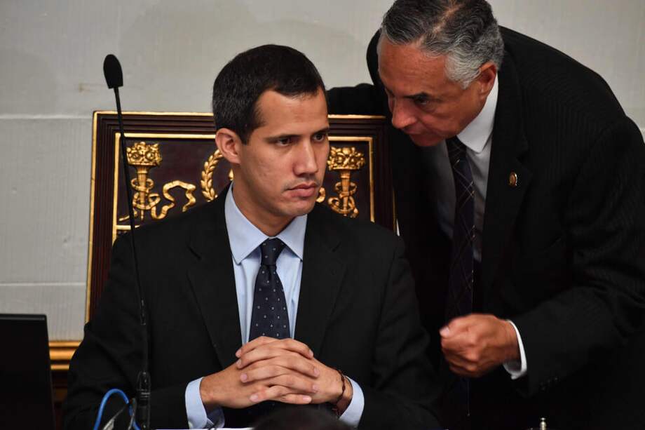 Juan Guaidó, presidente del Parlamento de Venezuela y autoproclamado presidente interino. / AFP