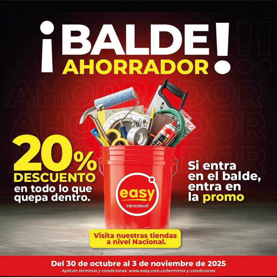 Easy revoluciona la forma de comprar con su “Balde Ahorrador”