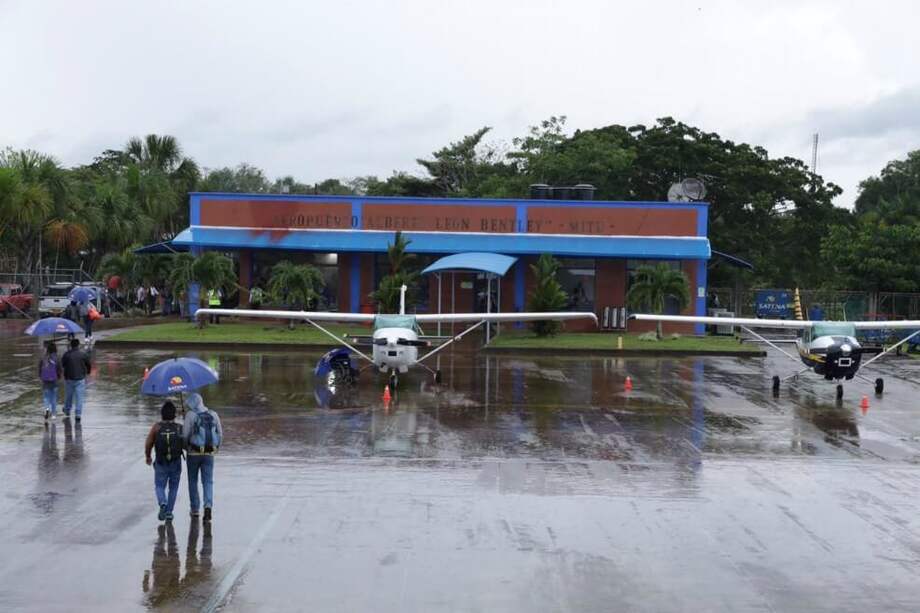 Aeropuerto de Mitú , capital de Vaupés. / Cortesía - Aerocivil