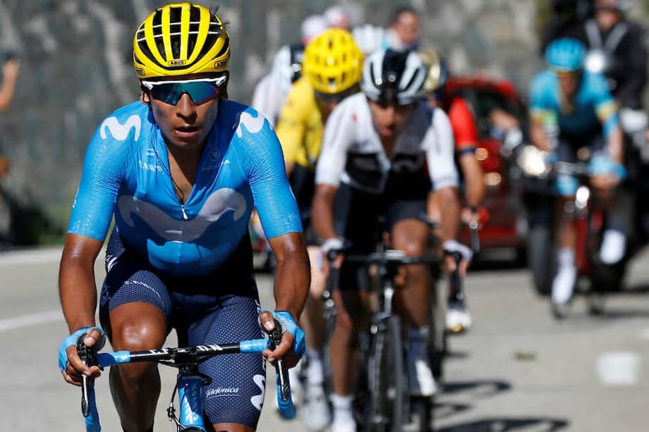 Nairo Quintana en el Tour de Francia. / EFE