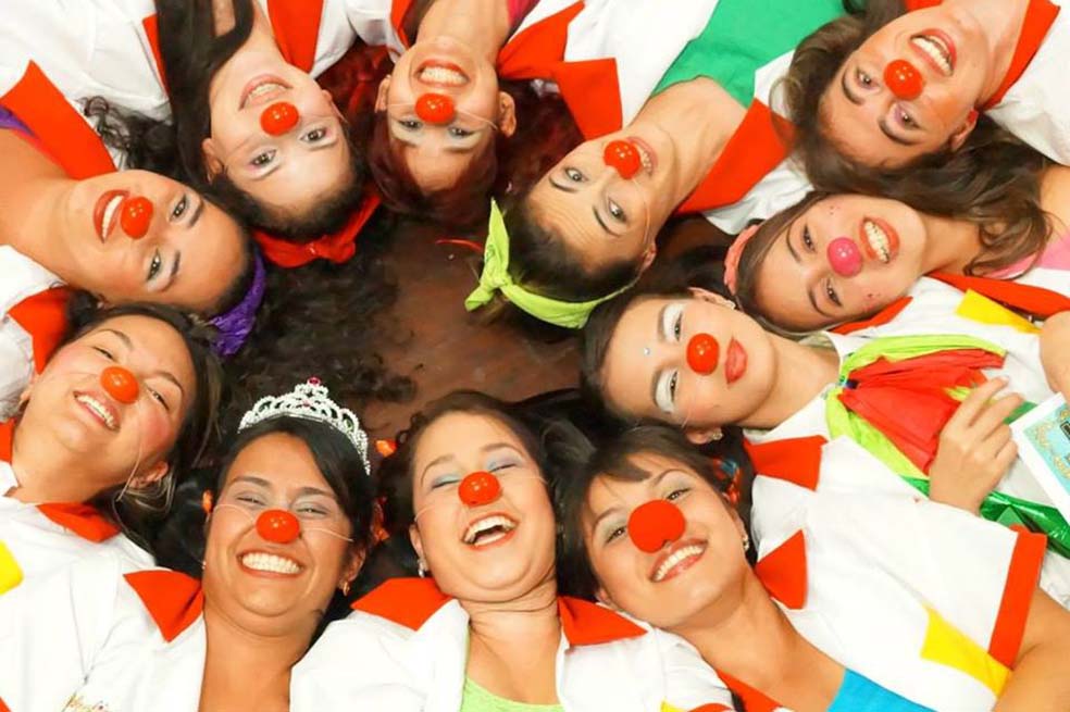 Miembros del grupo  grupo Mediclaun de Medellín.