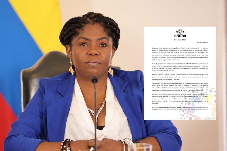 El partido de la vicepresidenta Francia Márquez se pronunció tras perder su personería jurídica.