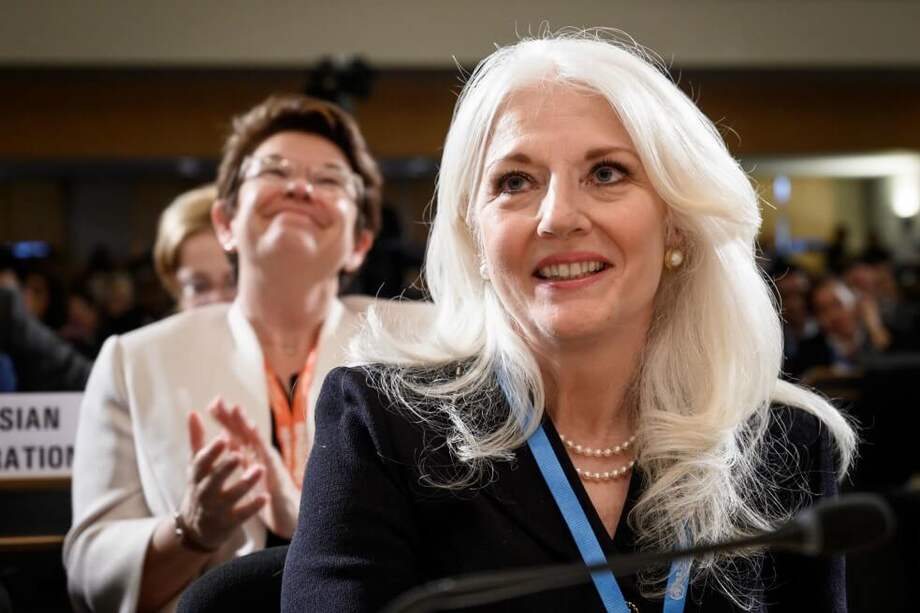 Cynthia Germanotta, madre de Lady Gaga y presidenta de la Fundación Born This Way. / AFP