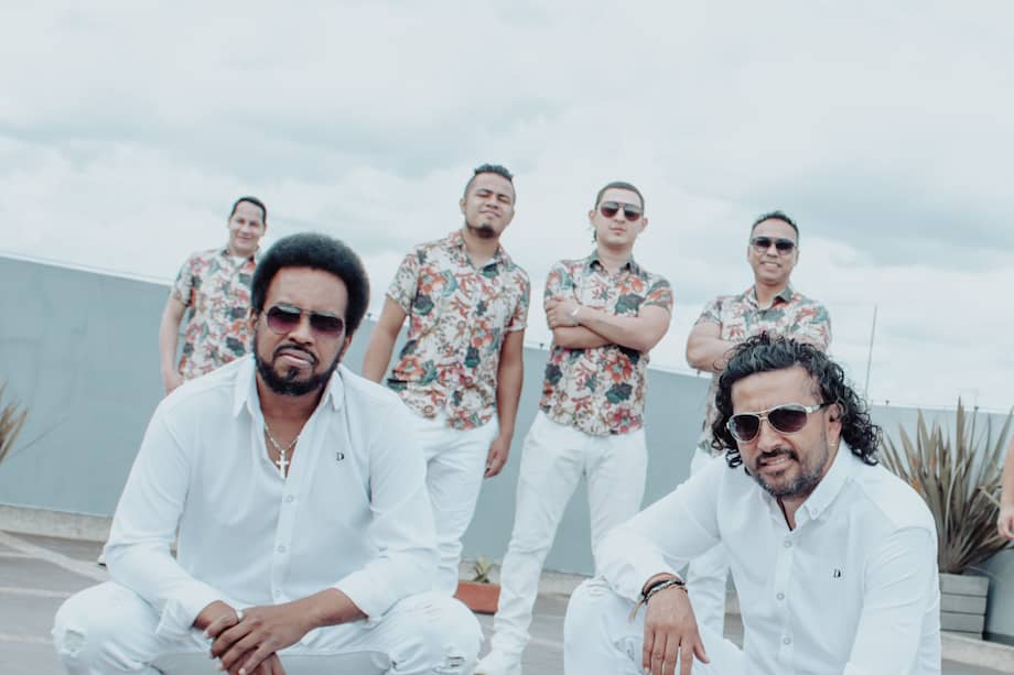 Integrantes de Luna Llena Salsa Band, agrupación bogotana que se presenta este fin de semana en Salsa al Parque.