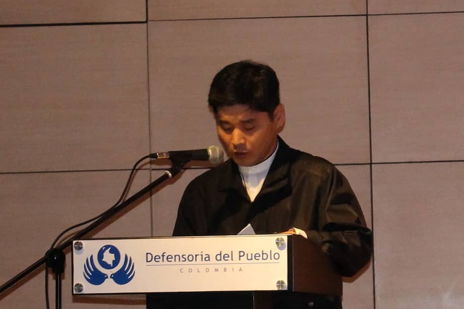 Sammy Hyun, desertor de Corea del Norte, visitó Colombia. / Sandra María Hinterdorfer