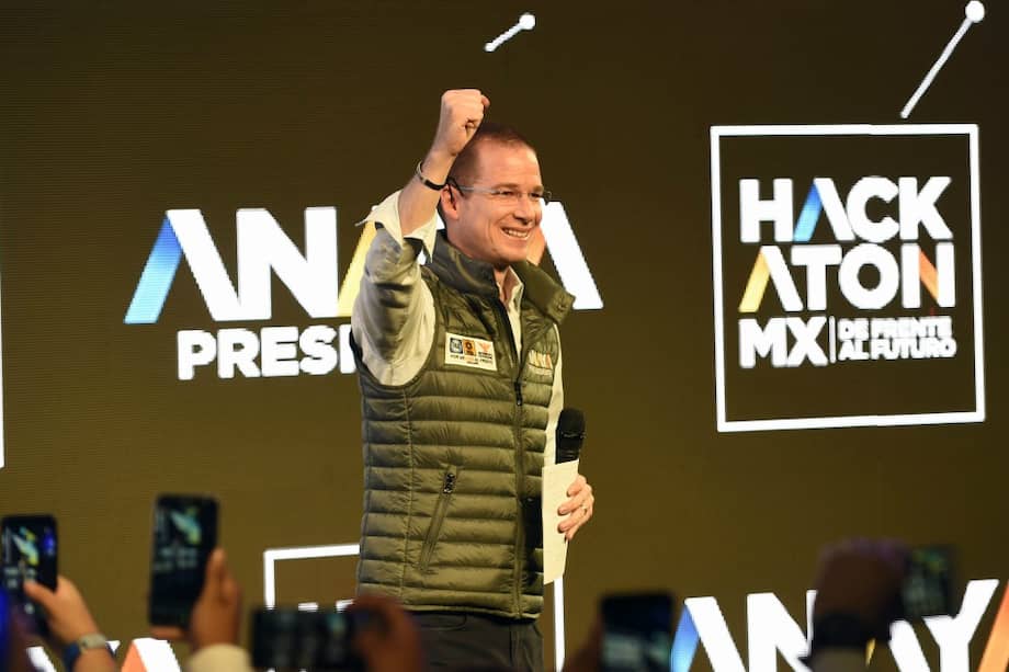 Ricardo Anaya, candidato presidencial de México. / AFP