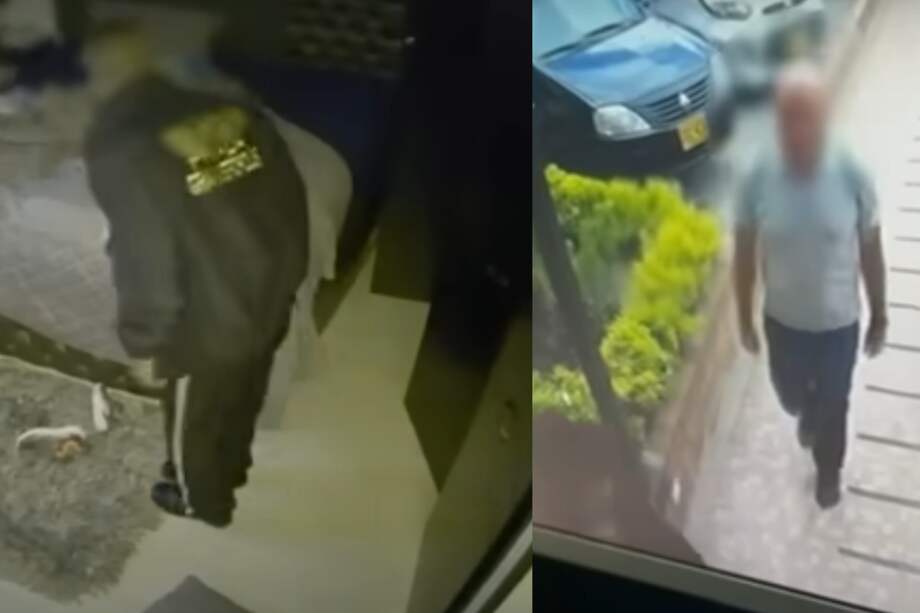 El celador huyó con el botín.