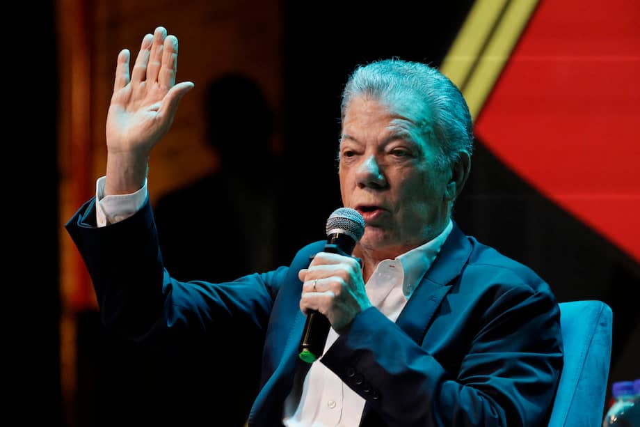 El expresidente de Colombia y premio Nobel de Paz, Juan Manuel Santos.