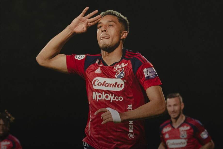 Daniel Londoño, autor del gol de la victoria de Independiente Medellín sobre Envigado.