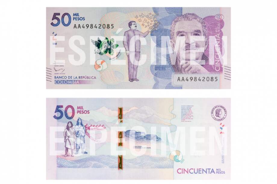 Nuevo billete de 50.000 pesos / Banco de la República