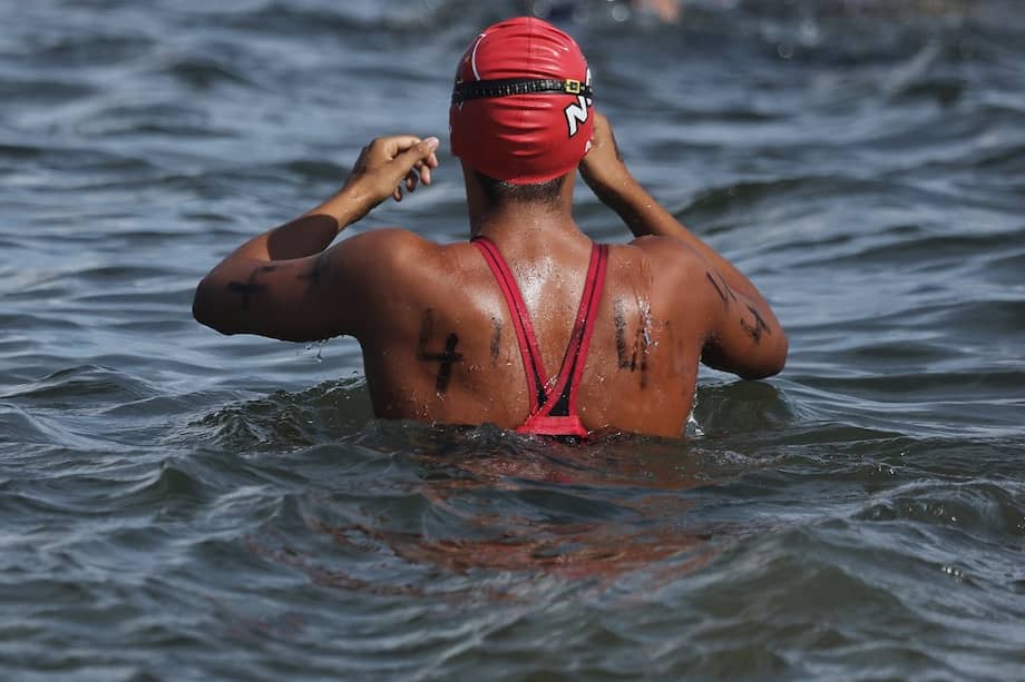 Las competencias de natación fueron todo un espectáculo.