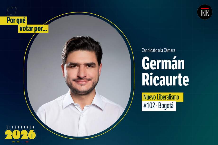 Germán Ricaurte Camargo es candidato a la Cámara. Va por el Nuevo Liberalismo.