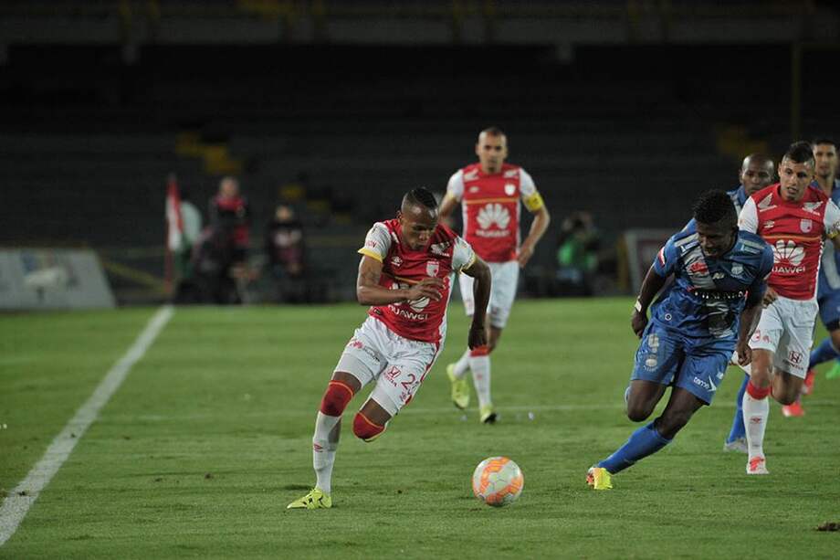 Luis Quiñones, delantero de Santa Fe. / Luis Ángel