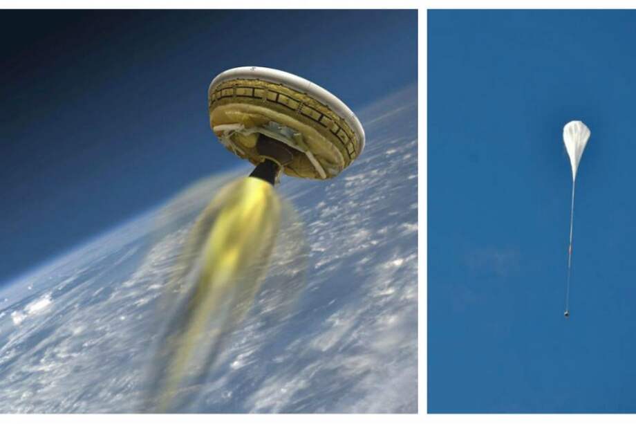 NASA pone a prueba un 'platillo volador' que podría llevar humanos a Marte