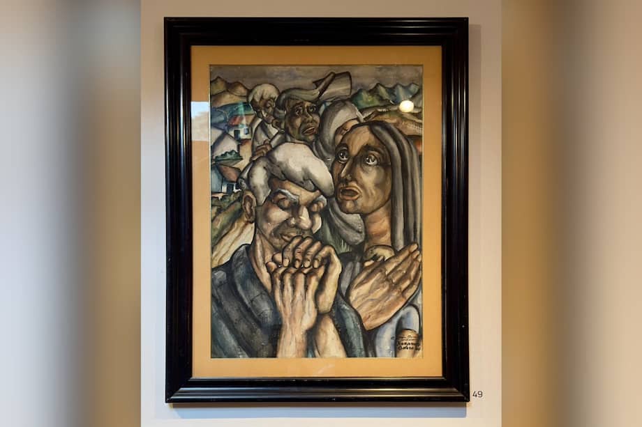 "La plegaria" (1949), obra de Fernando Botero.