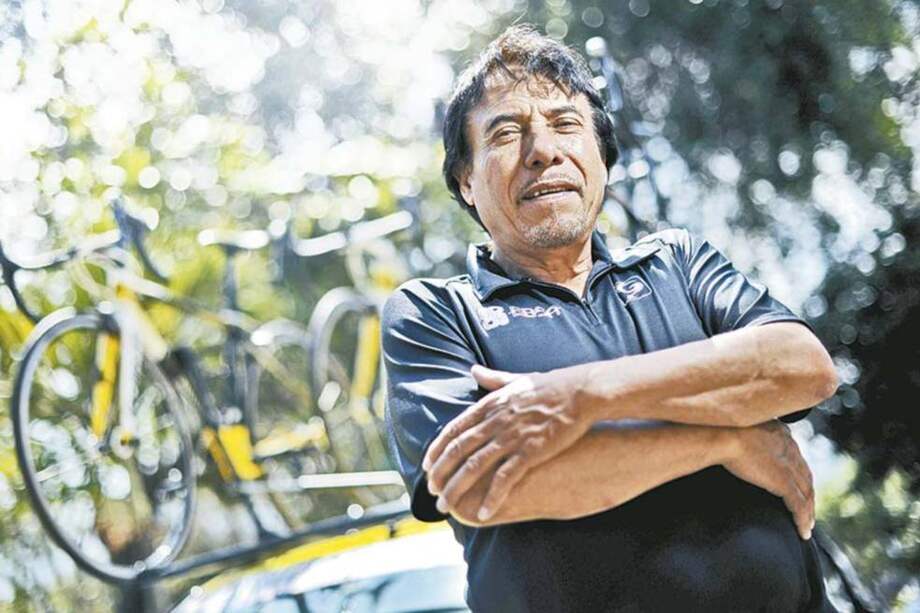Rafael Antonio Niño, técnico del EBSA y múltiple campeón de la Vuelta a Colombia./ Luis Ángel
