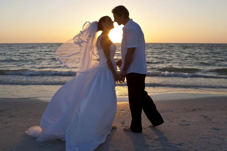 El placer de dar el «sí» frente al mar