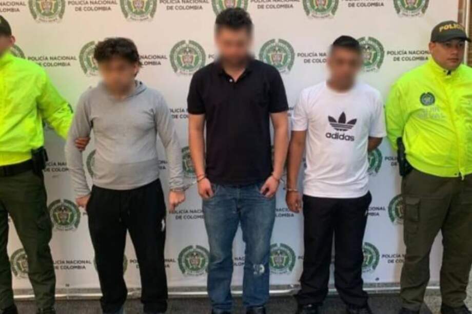 Se espera que las capturas ayuden a esclarecer delitos cometidos en Medellín y Bello. / Policía Nacional