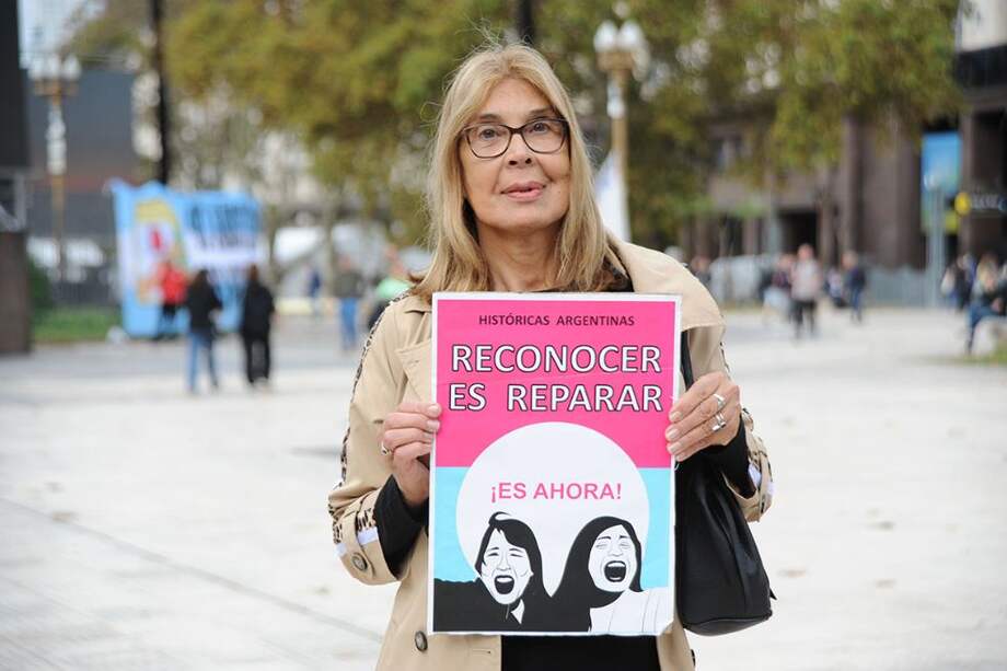 Fabiana Gutierrez, mujer trans sobreviviente al terrorismo de Estado de la última dictadura argentina.