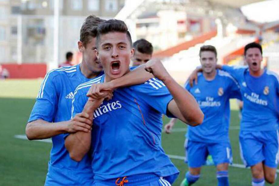 Juan José Narváez, jugador del Real Madrid juvenil. / Gol Caracol