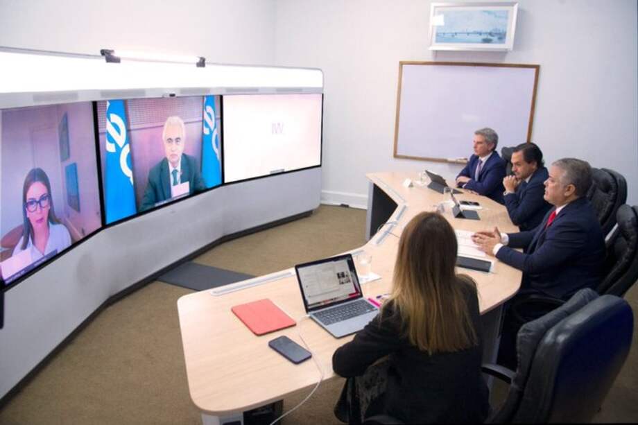 Gobierno en reunión virtual con la Agencia Internacional de Energía.
