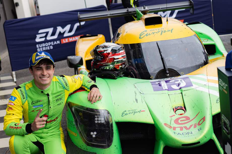 Henry Cubides, piloto colombiano que compite en la European Le Mans Series.