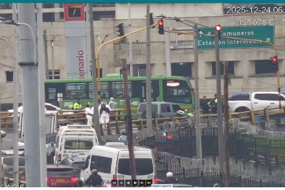 Balacera en el centro de Bogotá en Navidad dejó un muerto y generó pánico entre compradores