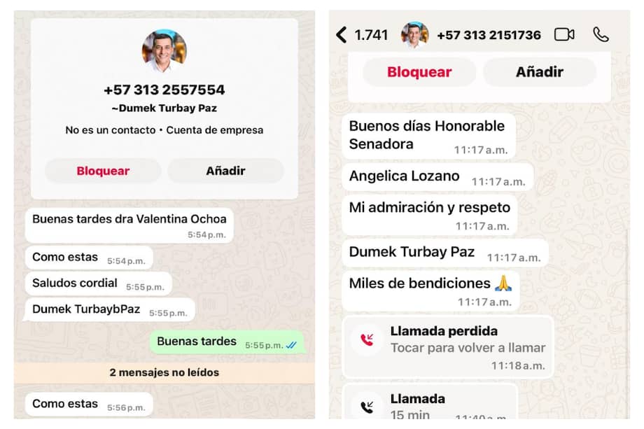 Desde el año pasado se ha advertido que delincuentes están suplantando al alcalde de Cartagena, Dumek Turbay, por Whatsapp.