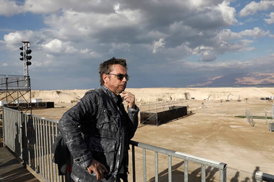 El músico Jean-Michel Jarre. / AFP