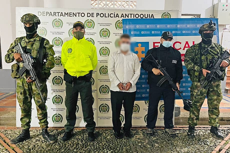 Supuesto miembro del Clan del Golfo