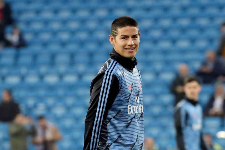 James Rodríguez, el volante colombiano del Real Madrid, mantiene sus entrenamientos desde su hogar. / EFE