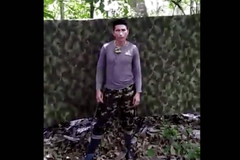 El soldado Jesús Albeiro Acosta fue secuestrado el pasado 5 de marzo en Arauquita, Arauca. / Cuenta de Twitter de la Defensoría del Pueblo @DefensoriaCol