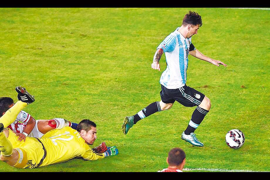 Lionel Messi mostró un buen nivel en el empate con la selección de Paraguay. /AFP