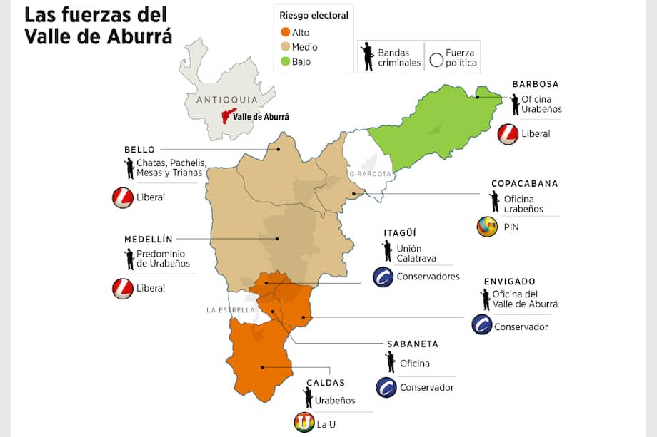 Cartografías del Valle de Aburrá