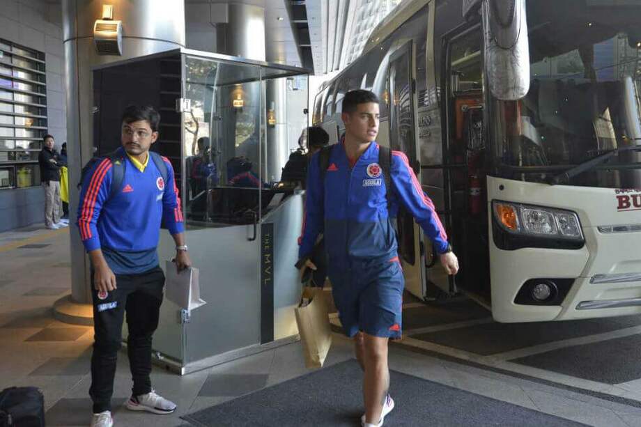James Rodríguez, mediocampista de la selección.