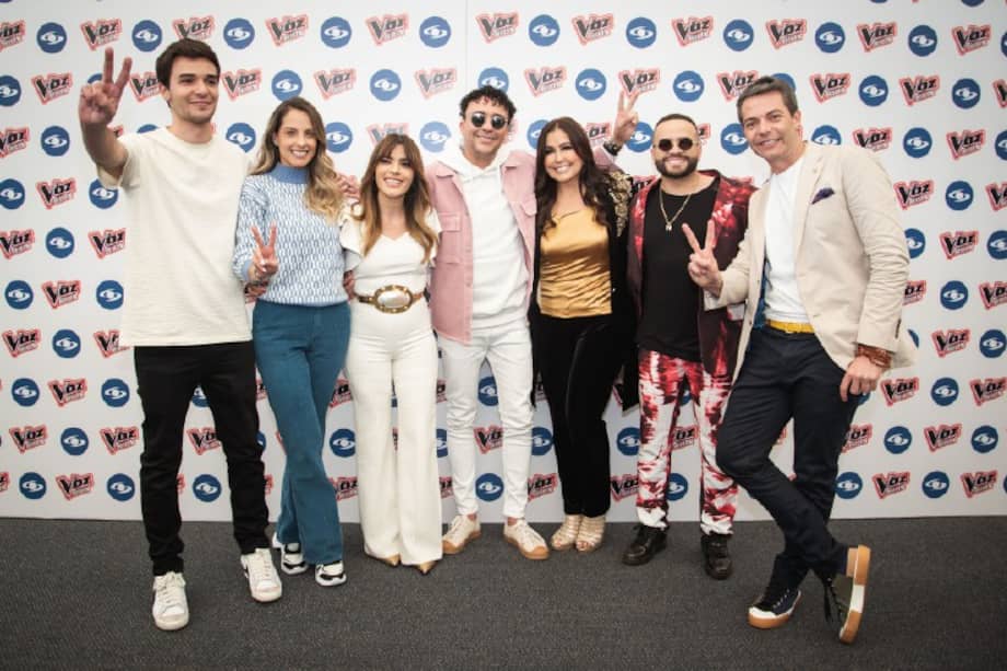 Alejandro Santamaría, Laura Acuña, Kany García, Andrés Cepeda, Arelys Henao, Nacho e Iván Lalinde harán parte de la sexta temporada de "La Voz Kids". / Caracol Televisión